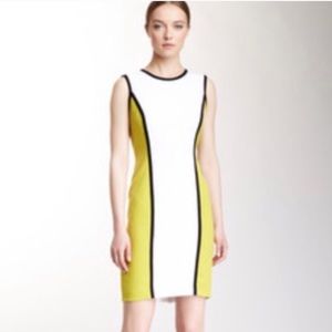 Calvin Klein Sheath Striped Dress